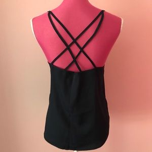 ❤️ {3 for $15} M Hollister Black Strappy Back Tank